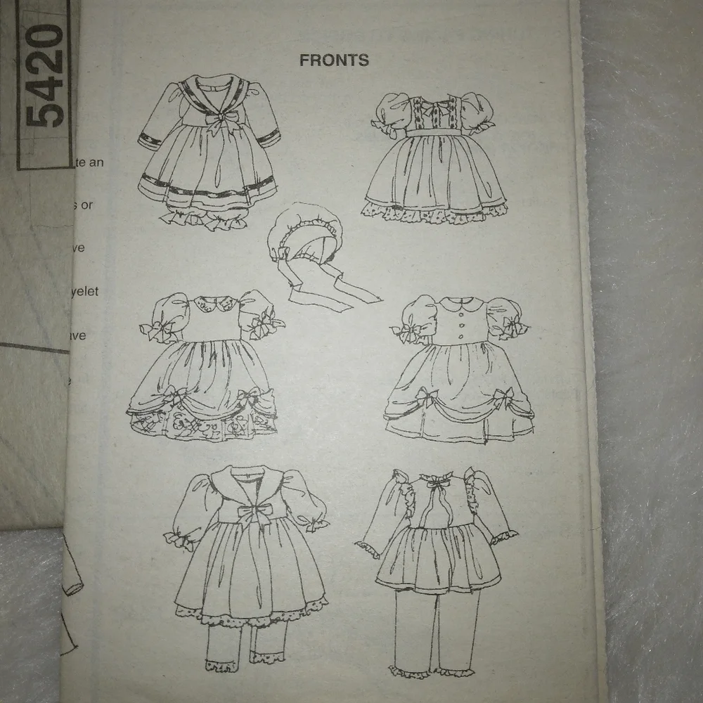 SIMPLICITY 5420 Design your own 18